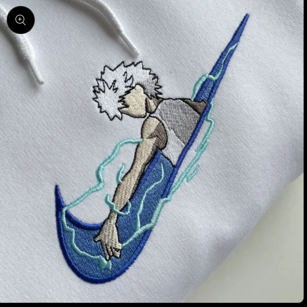 Nike Killua White Hoodie - Picture 1 of 2